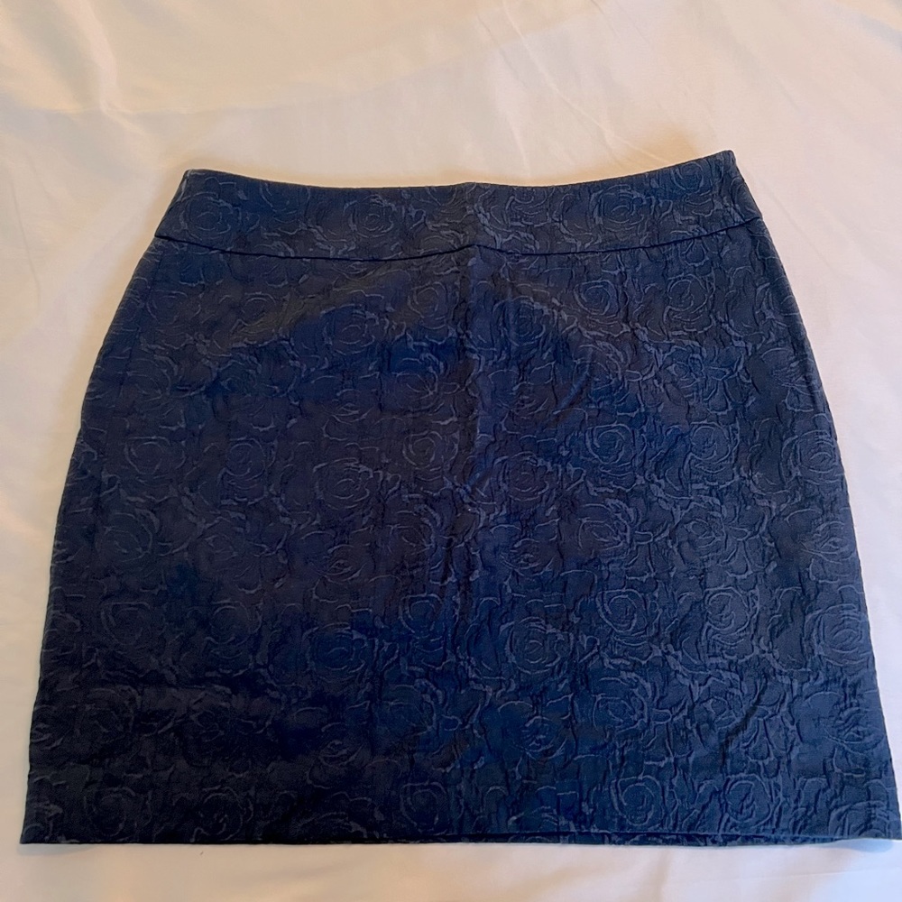 Ann Taylor Skirt with Floral Texture